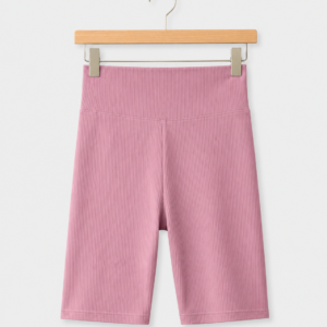 ribbed biker shorts