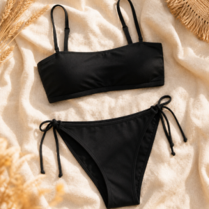 noir bloom bikini set
